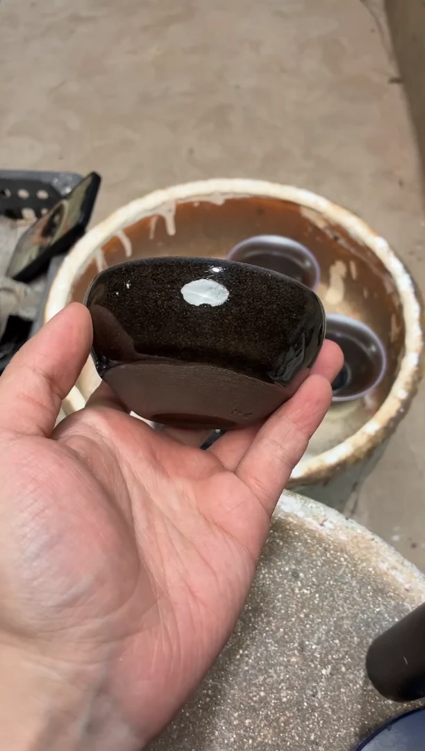 茶盏真柴烧建盏换点柴火