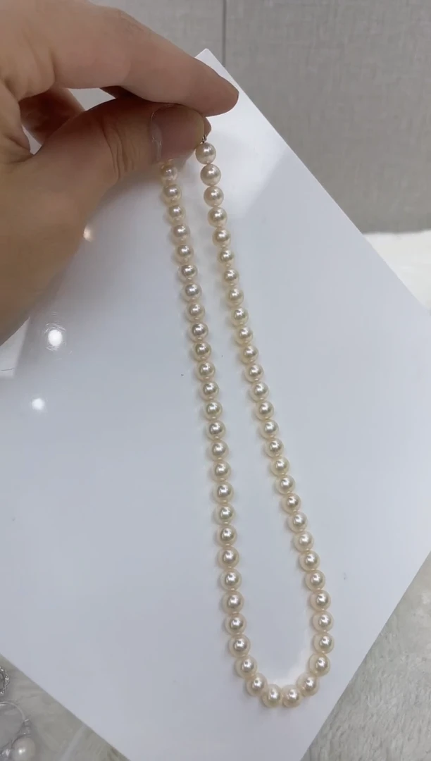海水珍珠银S925镶嵌颈饰