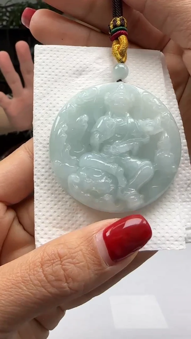 【闪购商品】翡翠颈饰未镶嵌天然翡翠A货吊坠