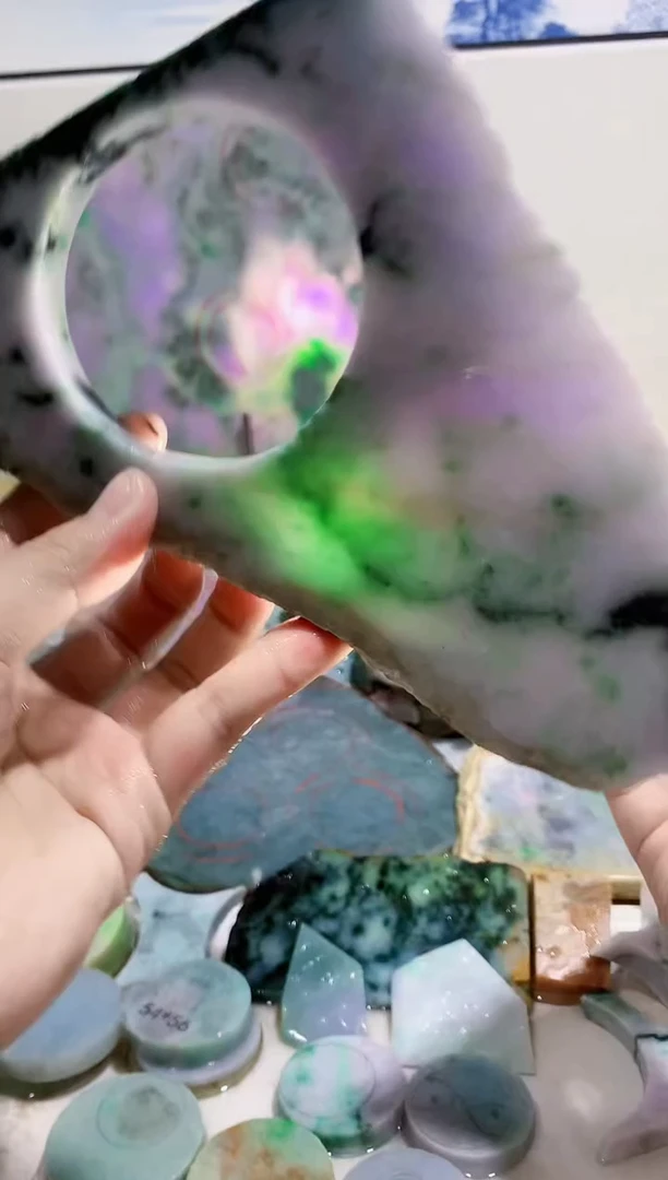 裸石翡翠0蒙0翡翠珠宝580