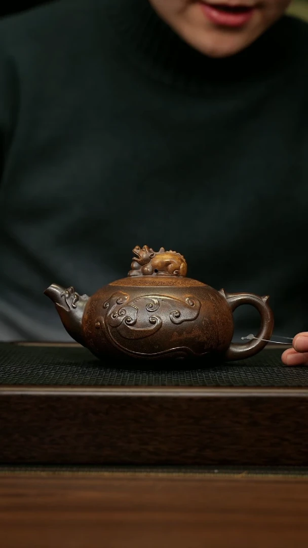 【闪购商品】紫砂茶壶宜兴原矿 手工 紫砂壶容量300CC