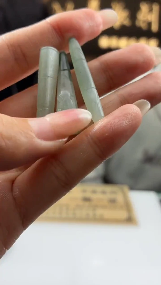 未镶嵌定制翡翠夜****人BJ0065057三个