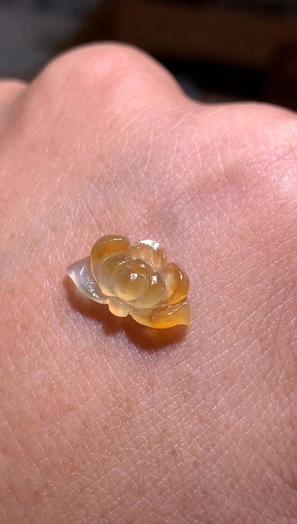 定制翡翠未镶嵌冰花朵238+24