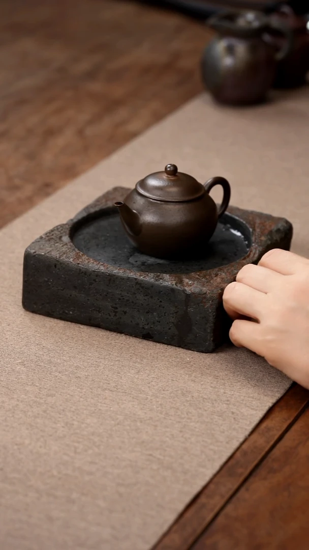 茶壶紫砂柴烧圆珠