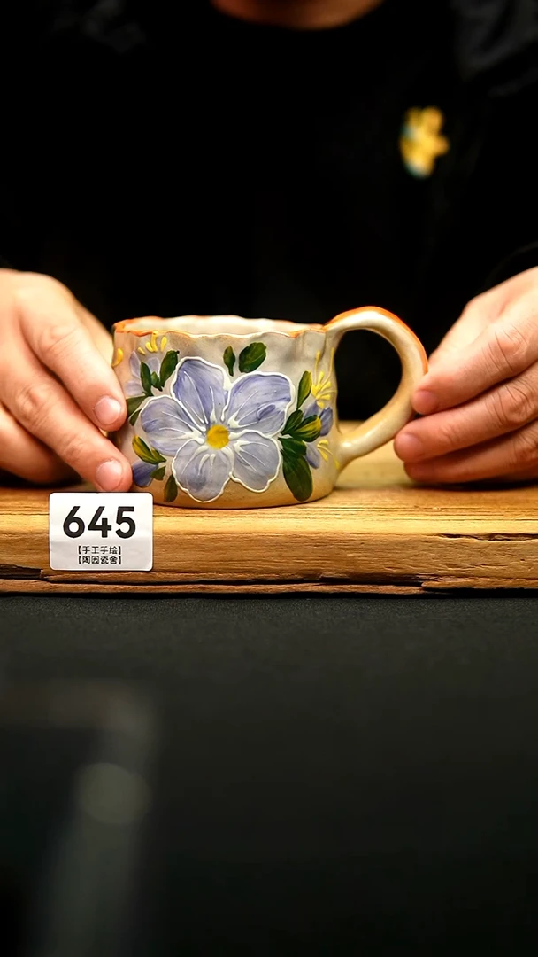 @@陶园瓷舍@@纯手工手绘@高温釉下彩
