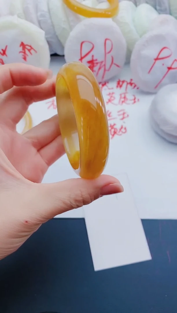 未镶嵌手镯石英质玉N69-58-59