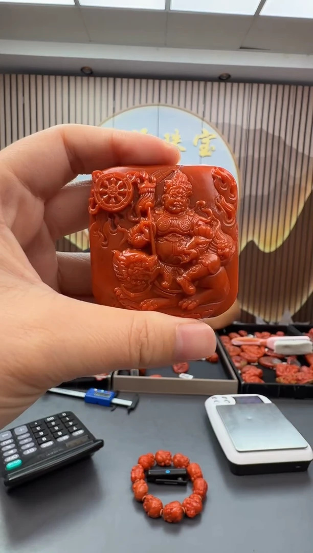 未镶嵌雕刻南红玛瑙099ZB1010产品一个