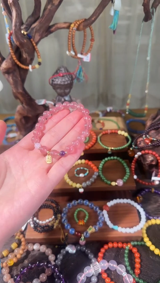 无无HX060莓落 草莓晶8.5mm