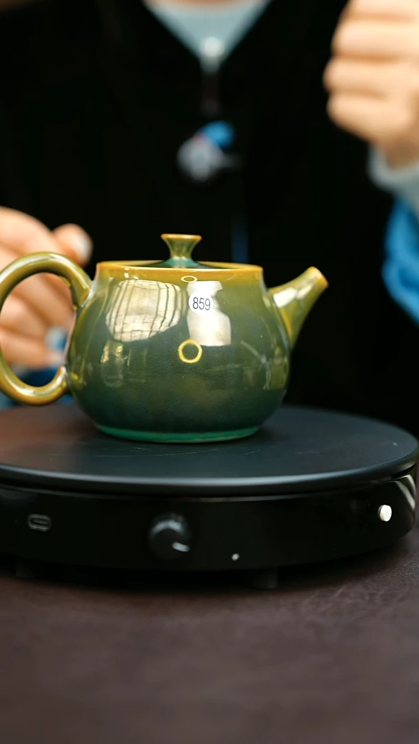 859#原矿钧瓷炉钧釉壶