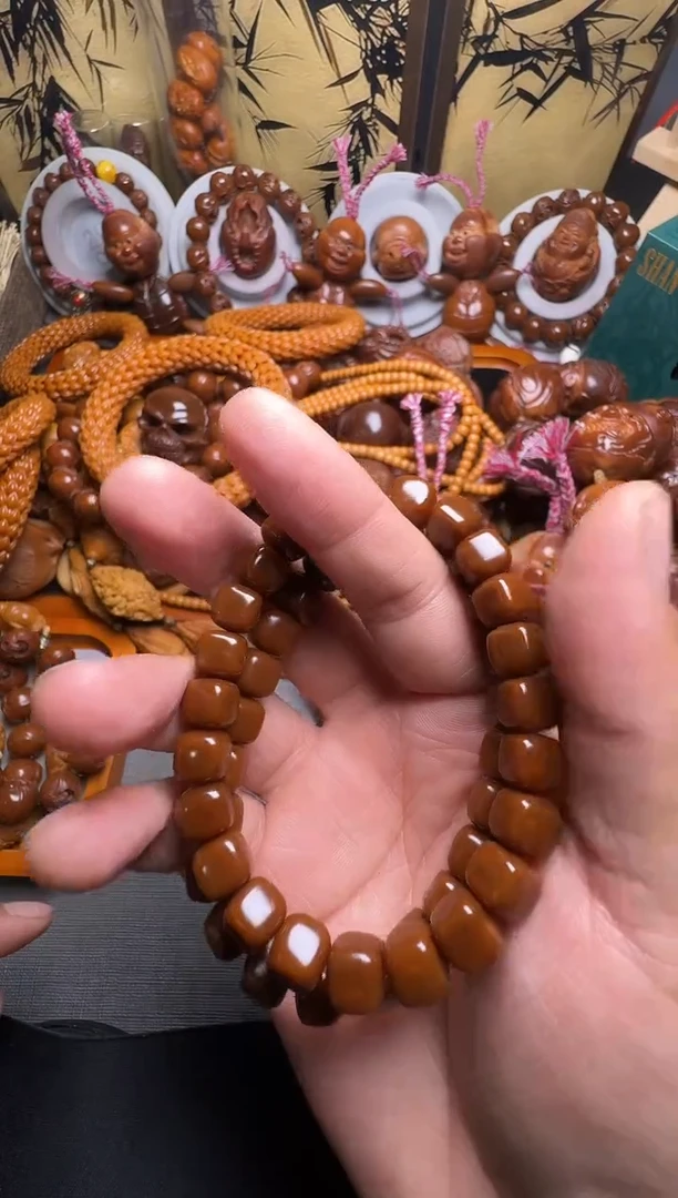 手串橄榄核猴头方糖