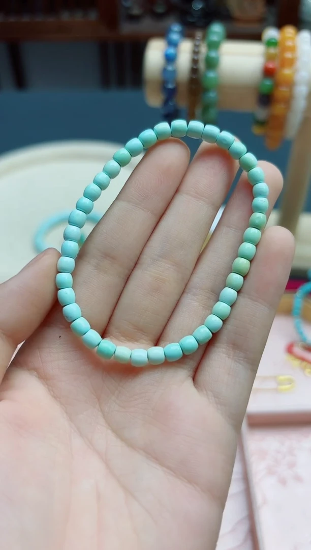 绿松石未镶嵌手串松石手串*1 WSY