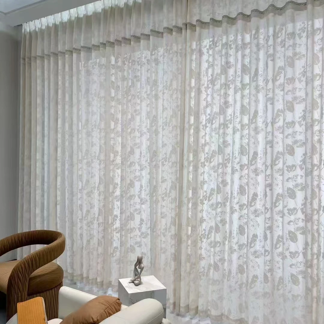 2025新款法式复古窗帘客厅阳台定制窗纱