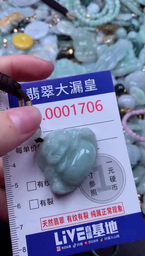 吊坠(不含链)未镶嵌翡翠1706