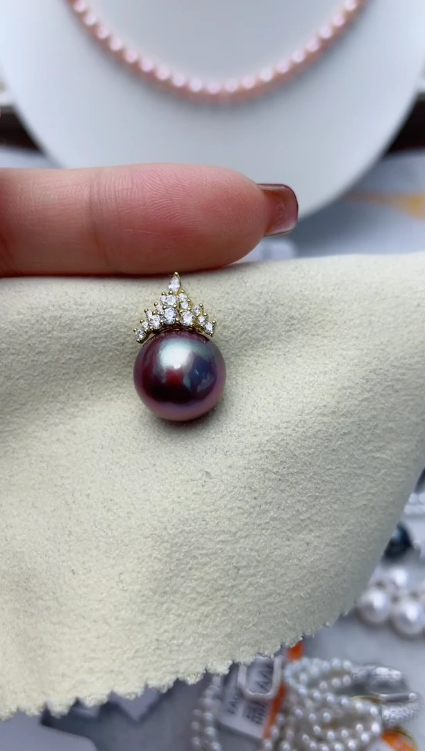 【闪购商品】淡水珍珠颈饰银S925镶嵌W49