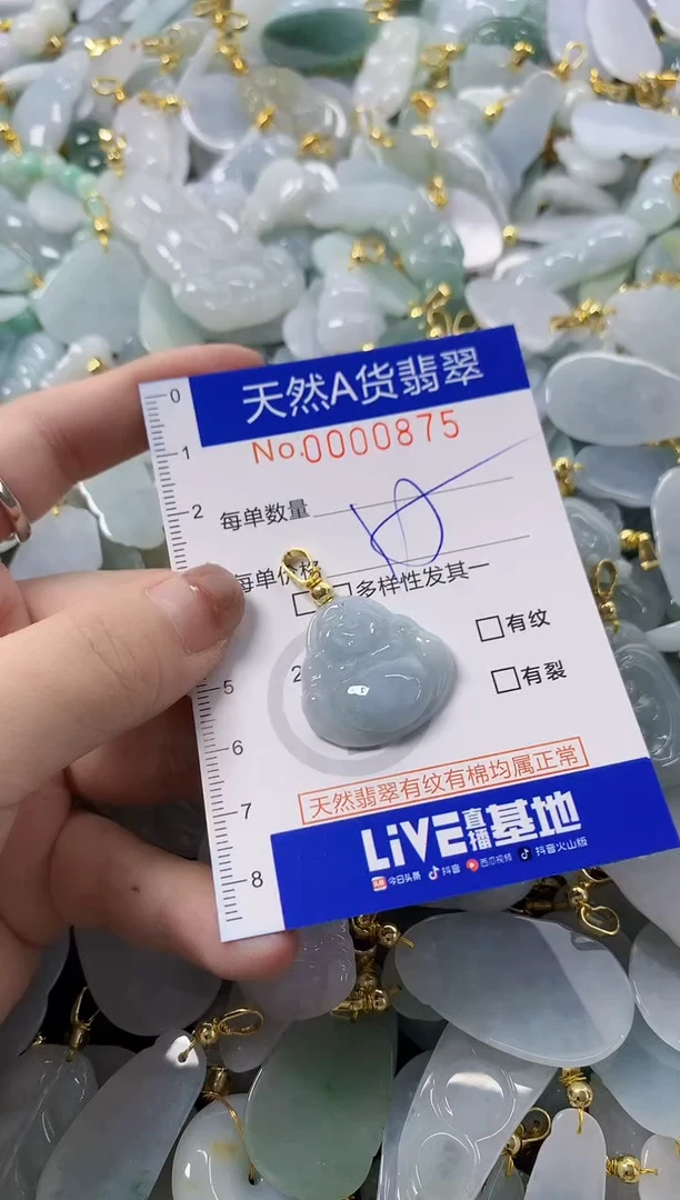 颈饰未镶嵌翡翠天然A货翡翠