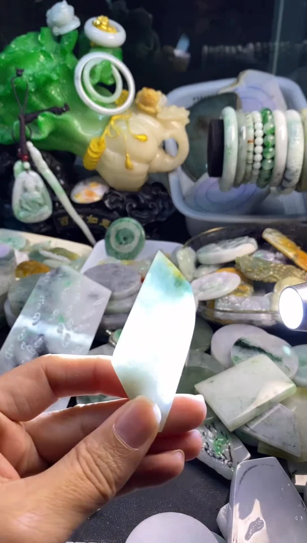 散珠翡翠翡翠A货38