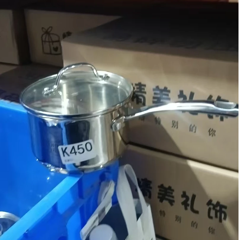 （微瑕，款式混发）K450#汤锅口径16CM（1.5L）库存尾货（三楼）