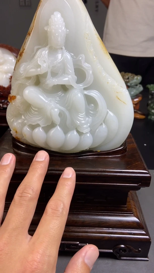 和田玉未镶嵌挂件1