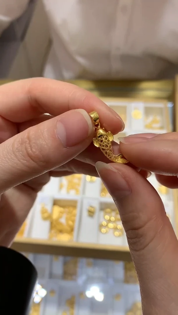 【闪购商品】定制足金吊坠(不含链)S398|1702