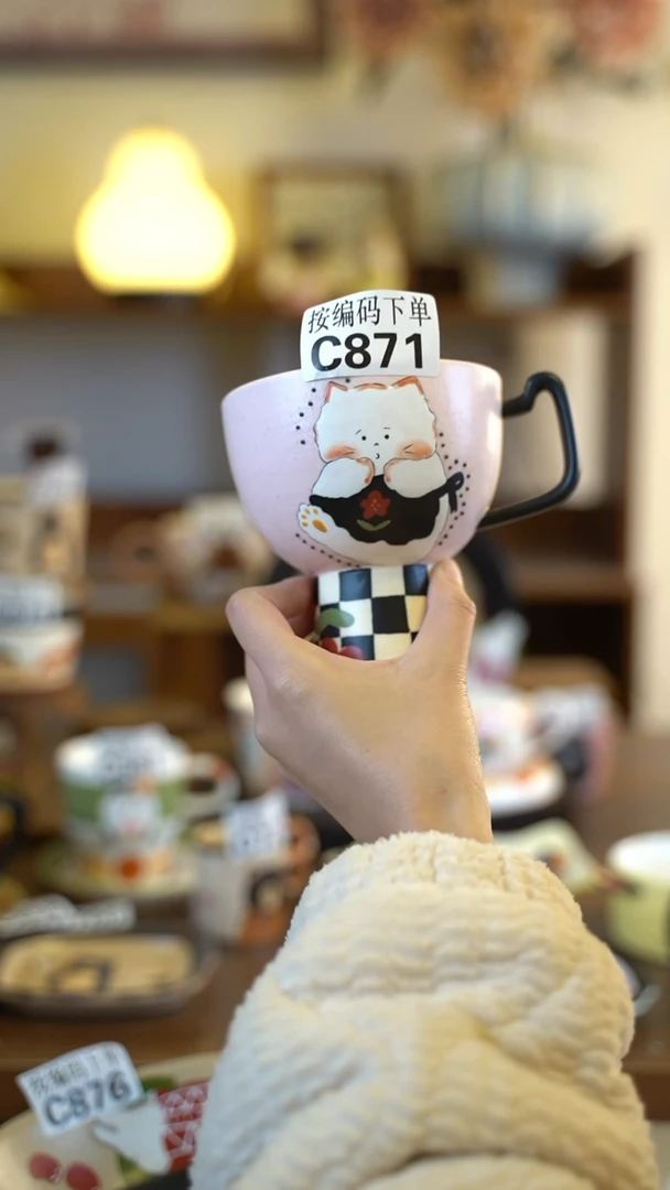 摆件陶C871 阿满屋手工手作陶瓷
