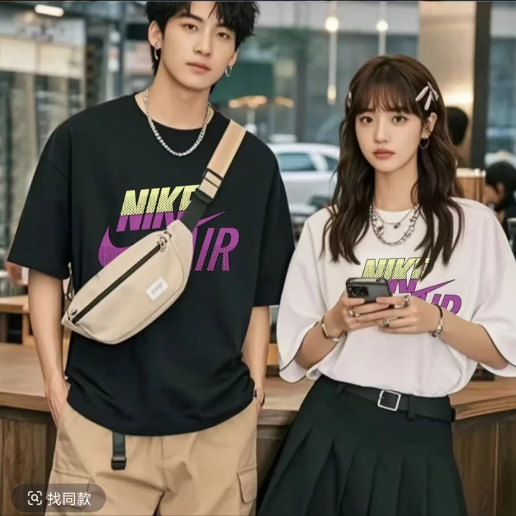 【一折粉丝福利】潮牌男女同款圆领百搭T恤