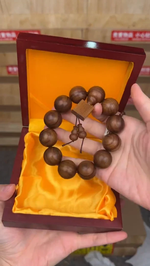 慈木器文玩阁黄金檀手串链接@@sp004