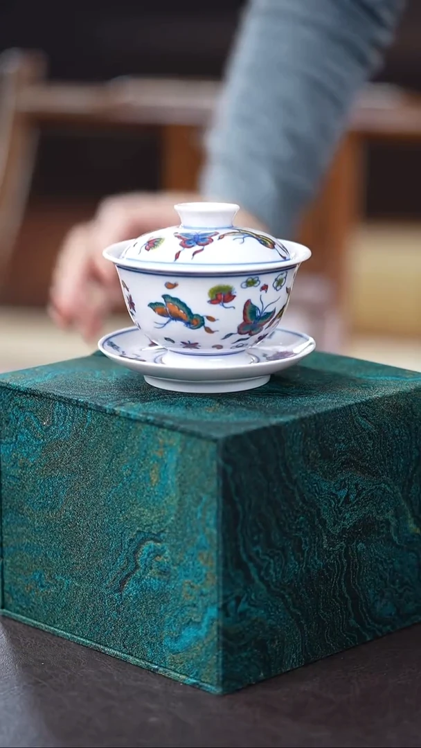 摆件瓷光明非遗书研QHF034