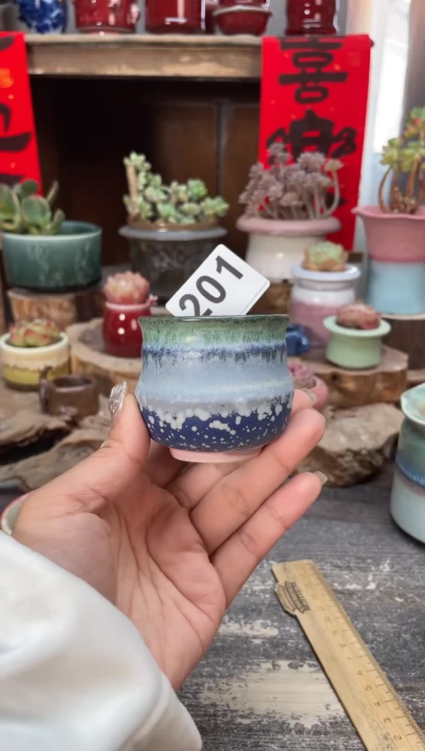 【闪购商品】摆件201知木小芳花盆