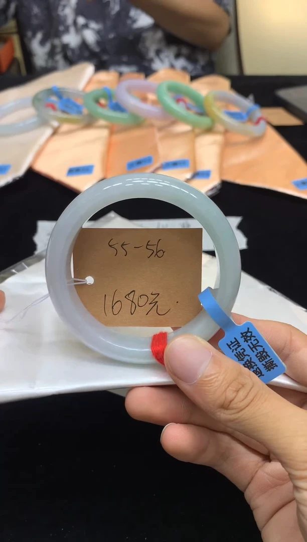 未镶嵌手镯翡翠55-56