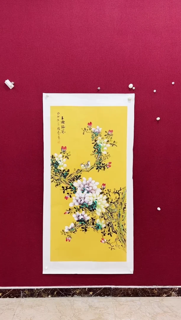 国画戒**凤周艺花鸟国画作品