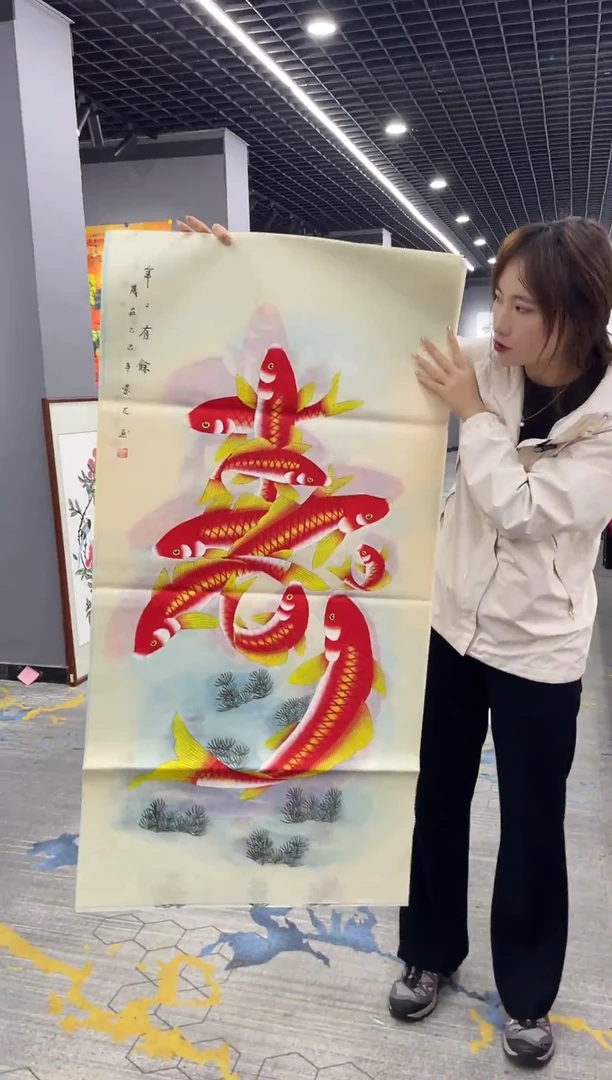 竖款年画艺术作品欣赏S50