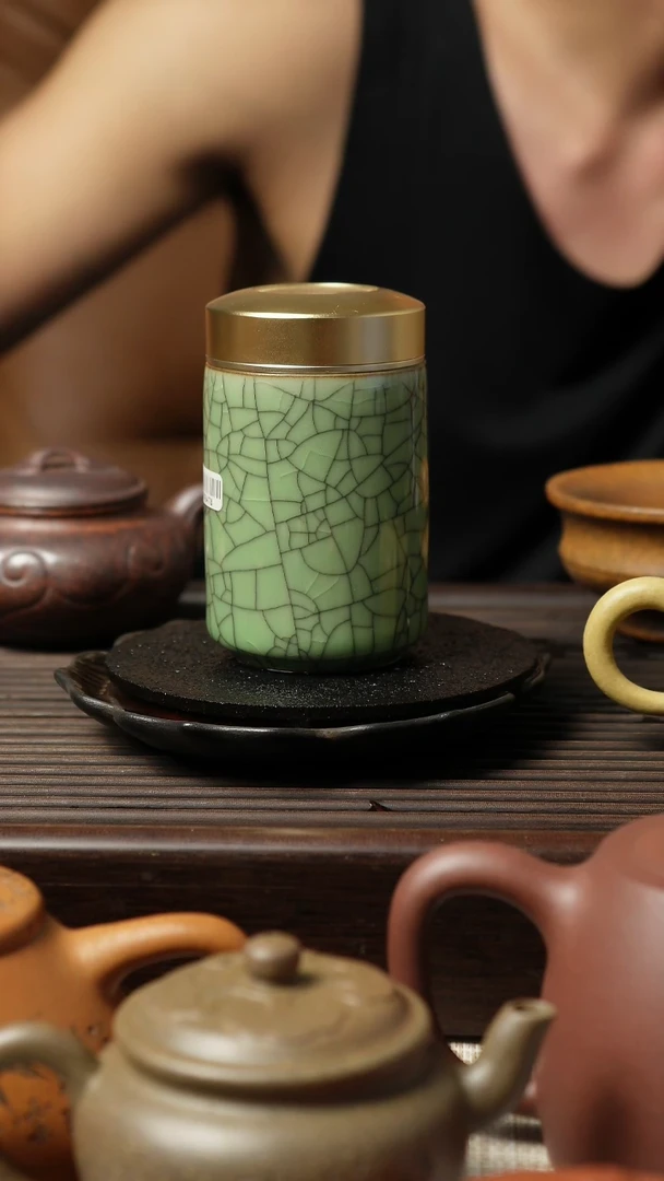 茶壶段泥茶叶罐小容量100克