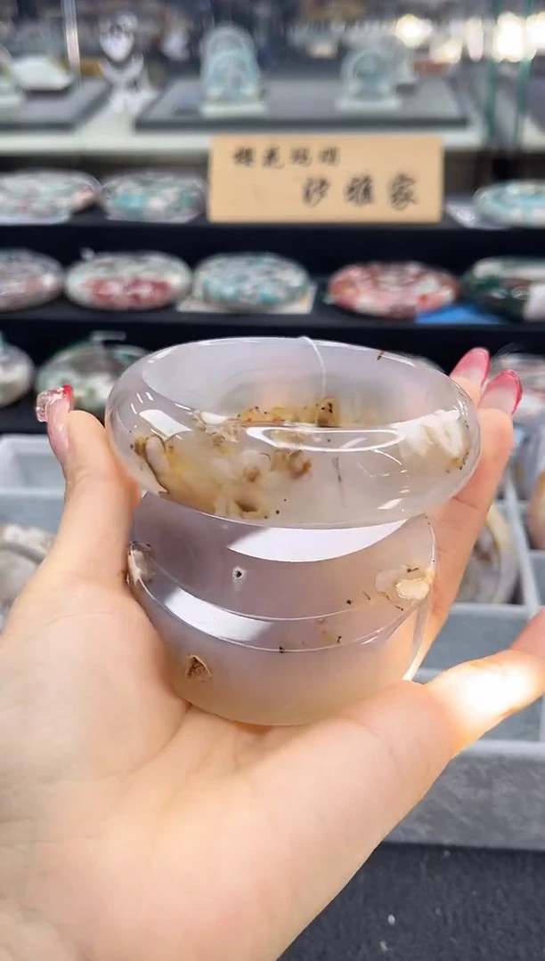 未镶嵌手镯石英质玉64圈口 （赠品镯心）3975459