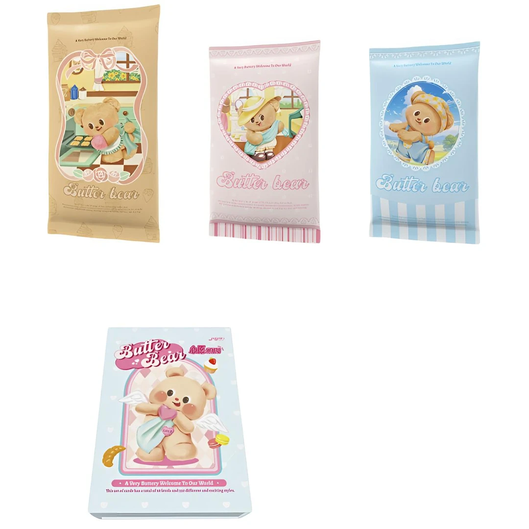 【新人浮浮】jiojio黄油小熊 心愿烘焙坊收藏卡牌 二创卡牌盲盒