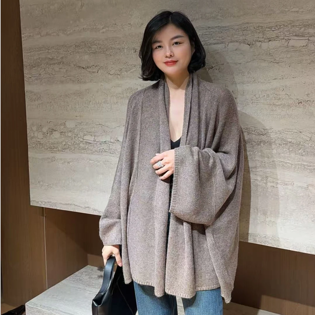 TANTAN 针织披肩时尚气质羊毛开衫3456