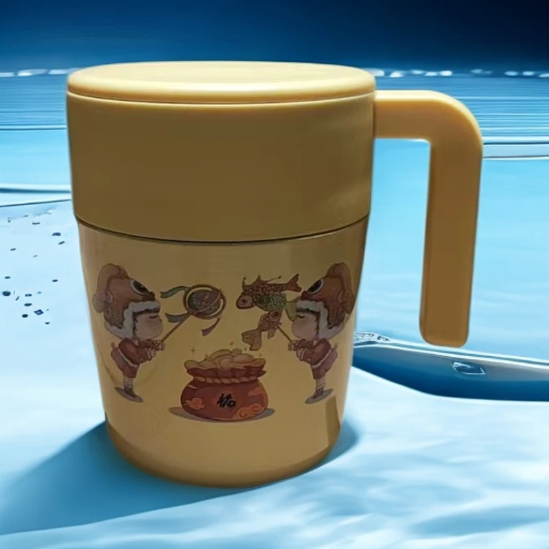 不锈钢带把手办公杯