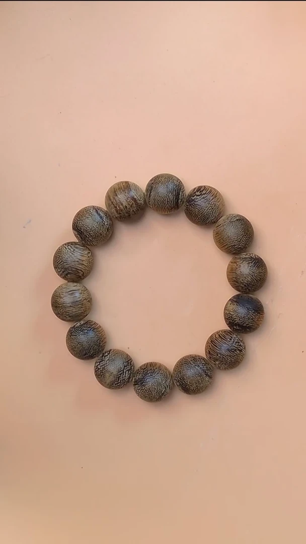 沉香手串文莱软丝单圈16mm  03264