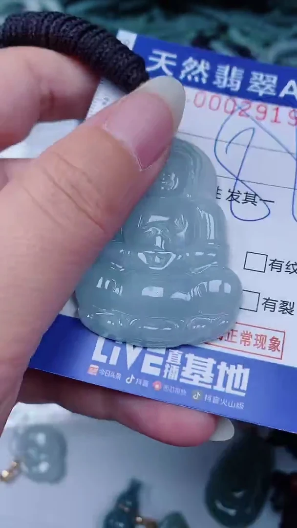 翡翠未镶嵌颈饰00002919