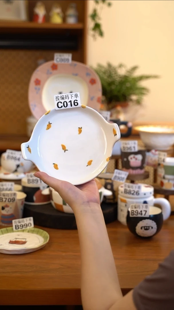 摆件C016 阿满屋手工手作陶瓷