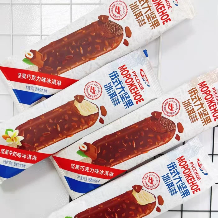 宏宝莱俄式大坚果冰淇淋90g/支