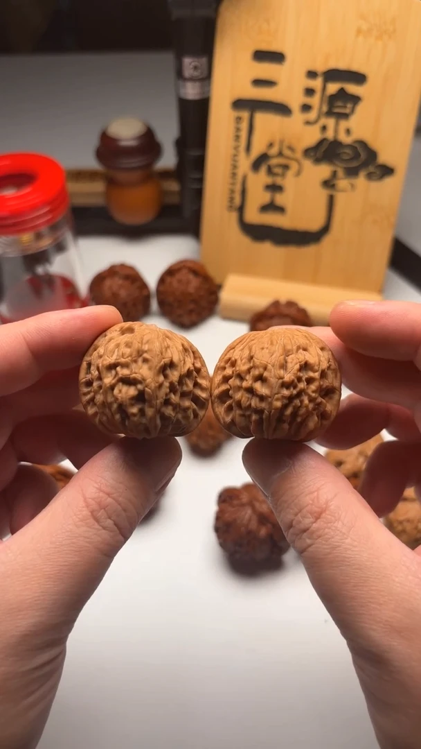 把件文玩核桃043磨盘37-全品无修
