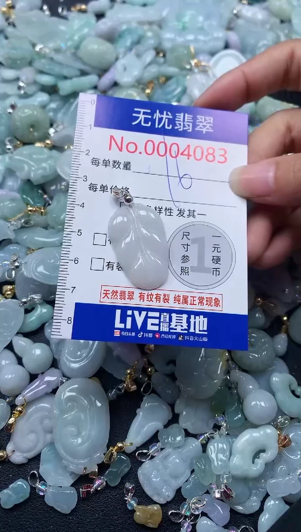 颈饰未镶嵌翡翠4083