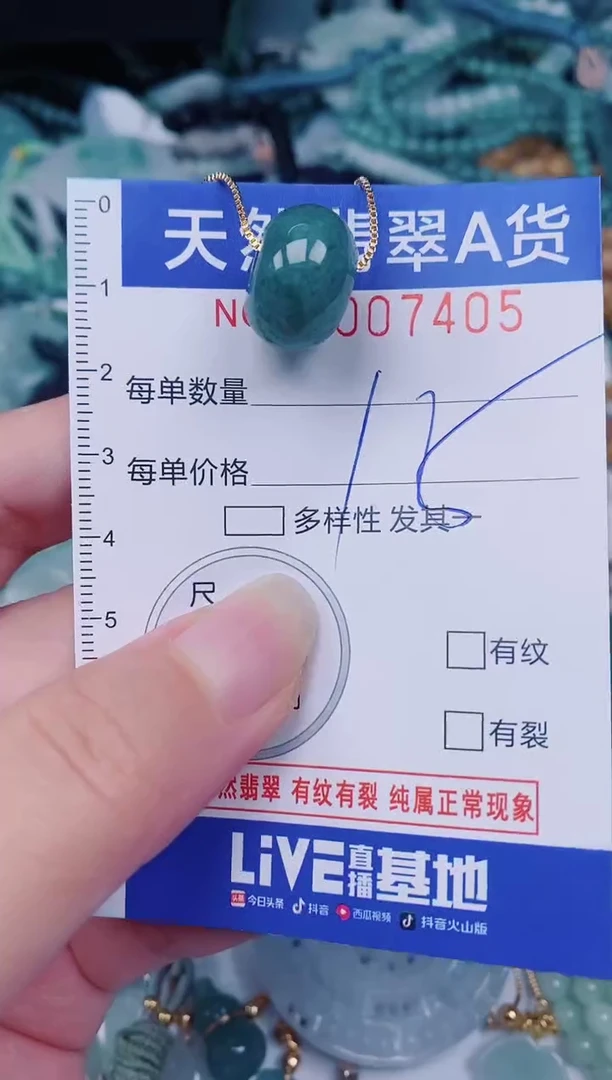 颈饰未镶嵌翡翠00007405