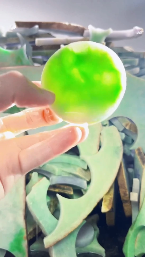 裸石翡翠缅甸翡翠A货文3087