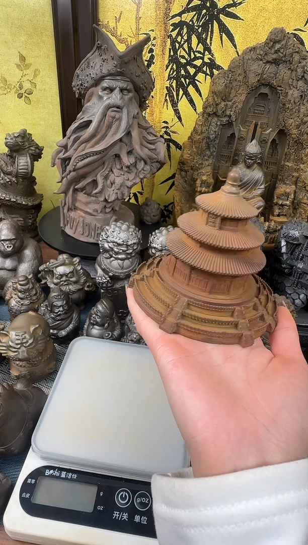 铁精致创意天坛摆件