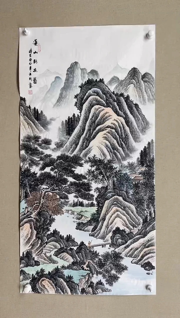 国画138*68 王利王利王利王利王利