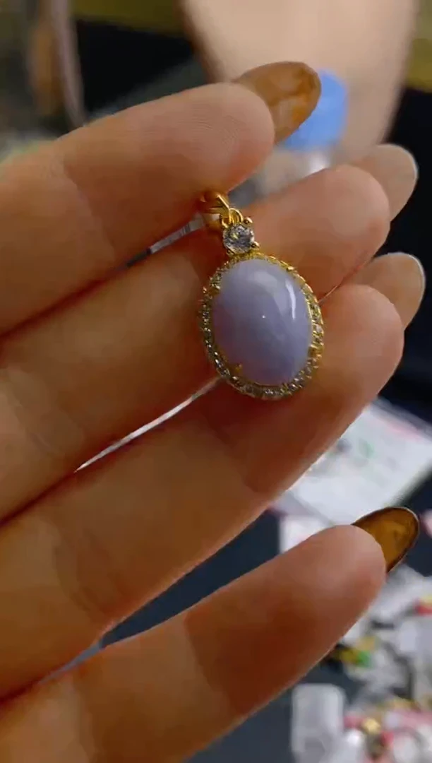 银S925镶嵌戒指翡翠百内无证书