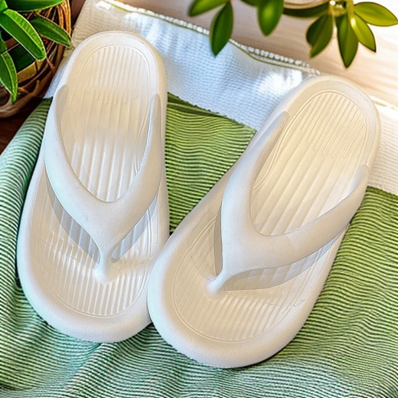 度假风海滩人字拖鞋夏季夹脚厚底外穿凉拖情侣拖鞋男士防滑人字拖