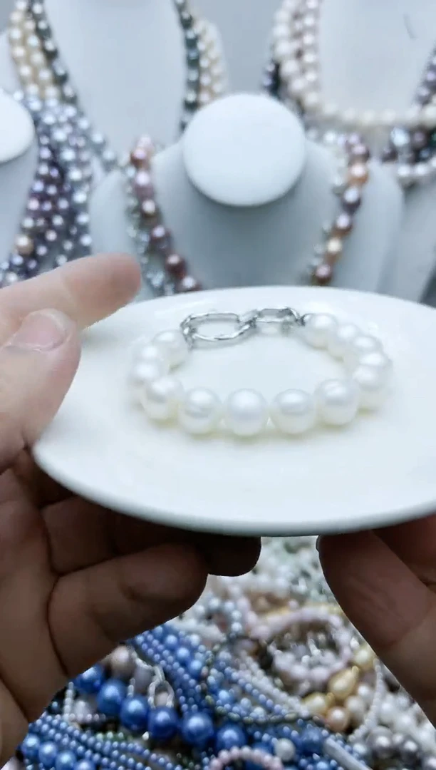 【闪购商品】淡水珍珠颈饰钛钢1