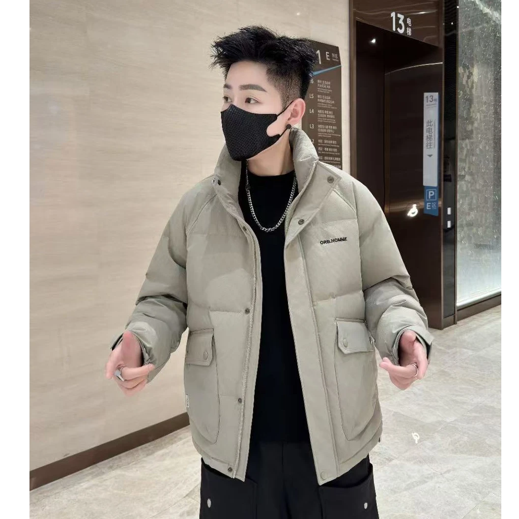 『光头臻选』冬季高品质户外百搭休闲时尚保暖加厚立领外套-24348